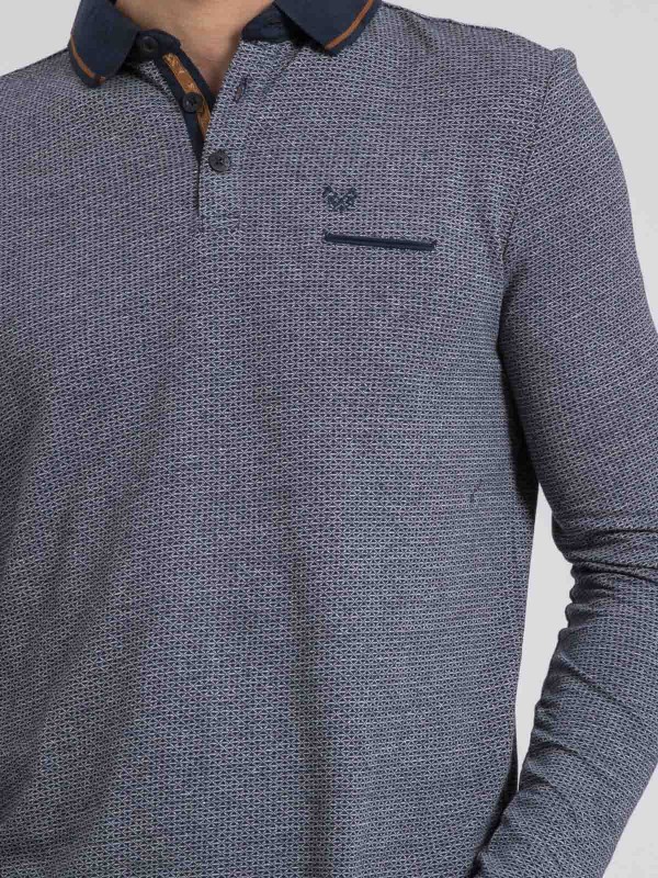 Polo manches longues pur...