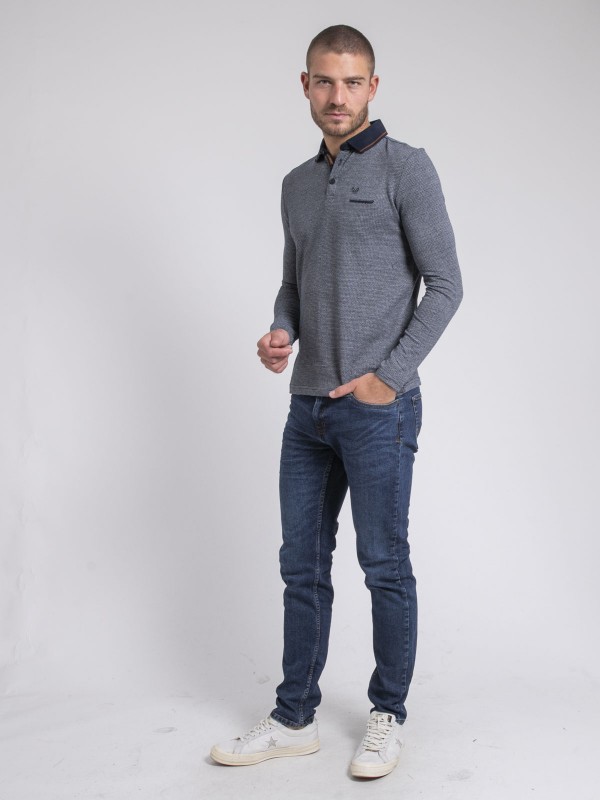 Polo manches longues pur...