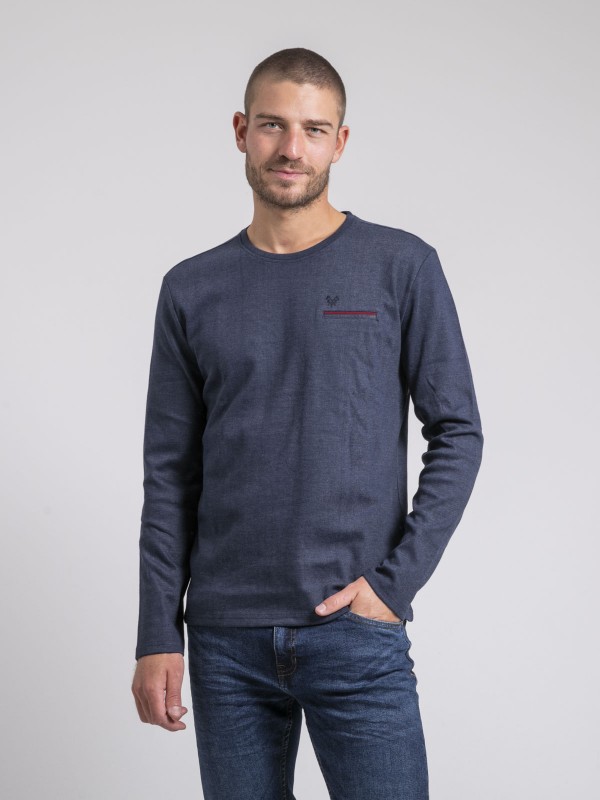 T-shirt manches longues col...