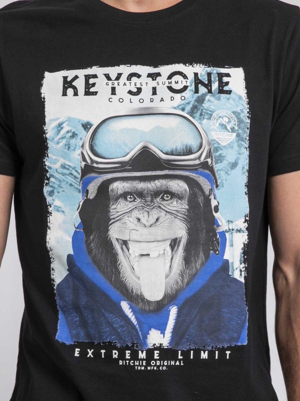 T-shirt col rond pur coton...