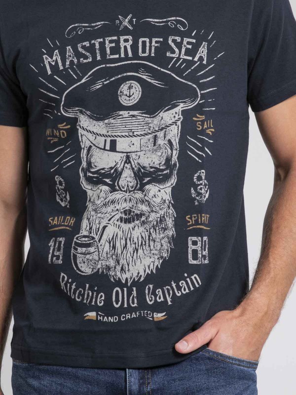 T-shirt col rond pur coton...