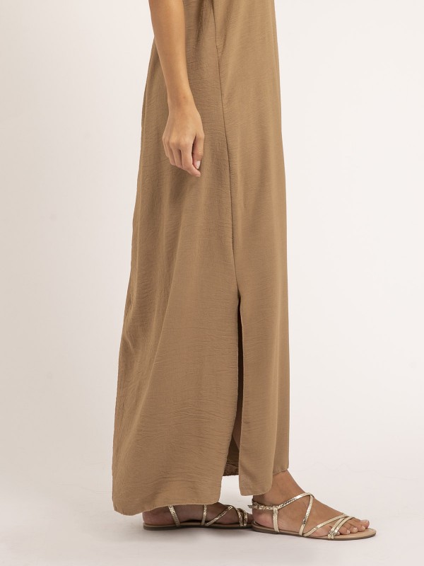 Robe longue à bretelles...