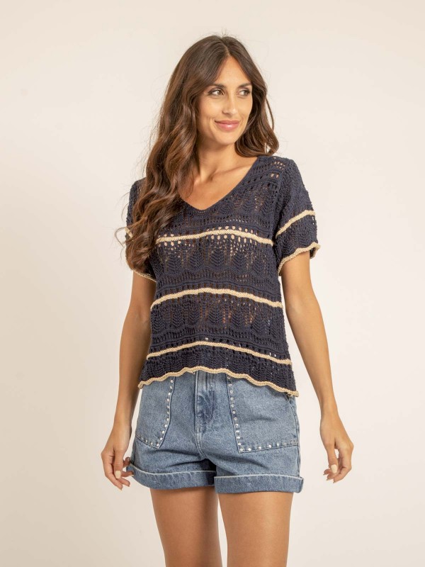 T shirt maille FILOMA -...