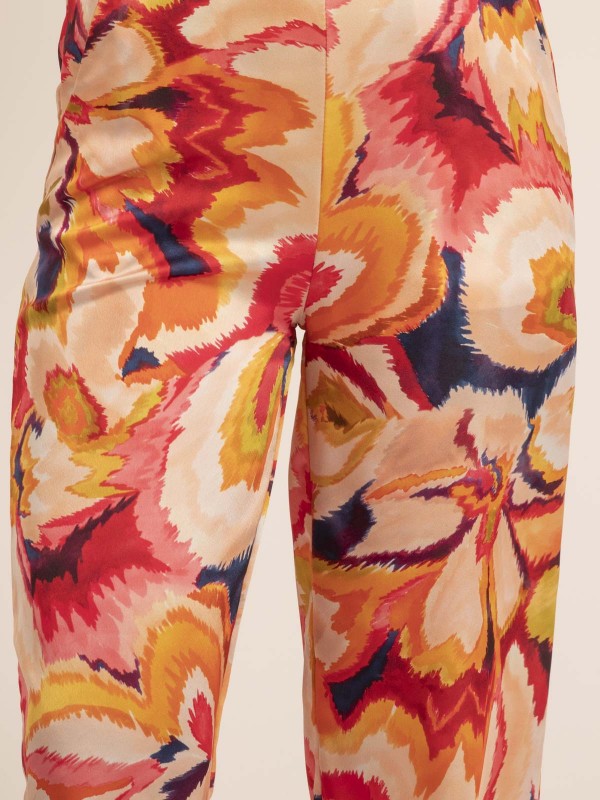 Pantalon fluide motifs ECRINE