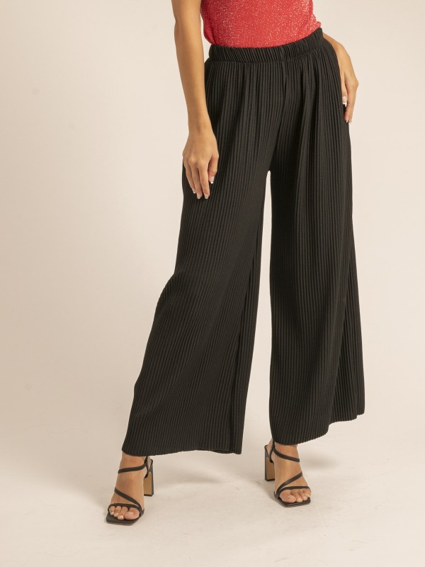 Pantalon plissé ELOU - Noir