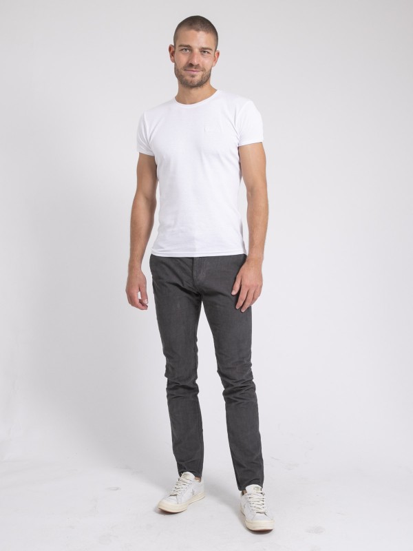 Pantalon chino pur coton...