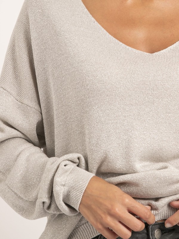 Pull fin paillettes KANGO
