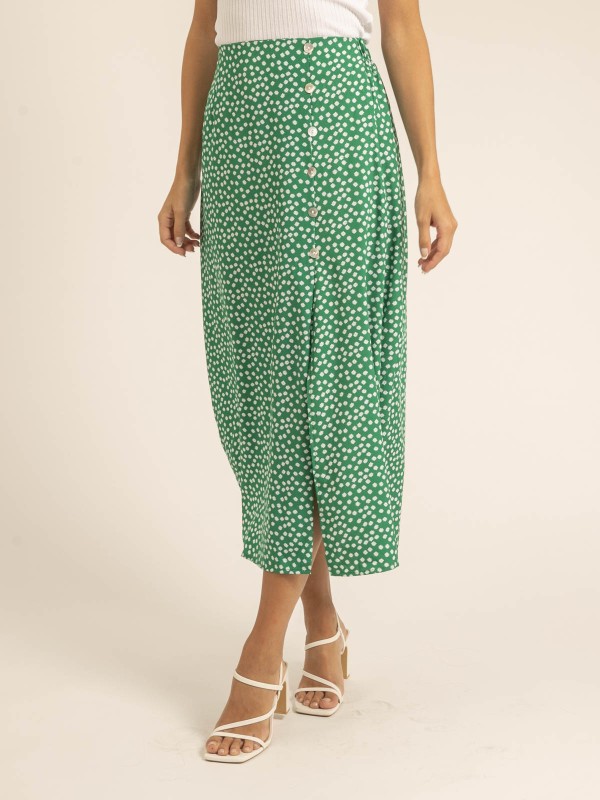 Jupe longue XERONI - Vert