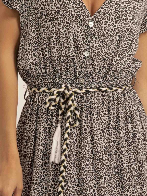 Robe longue col V ILMAX