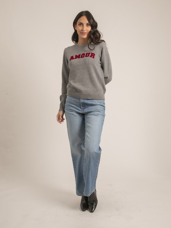 Pull col rond pur coton...