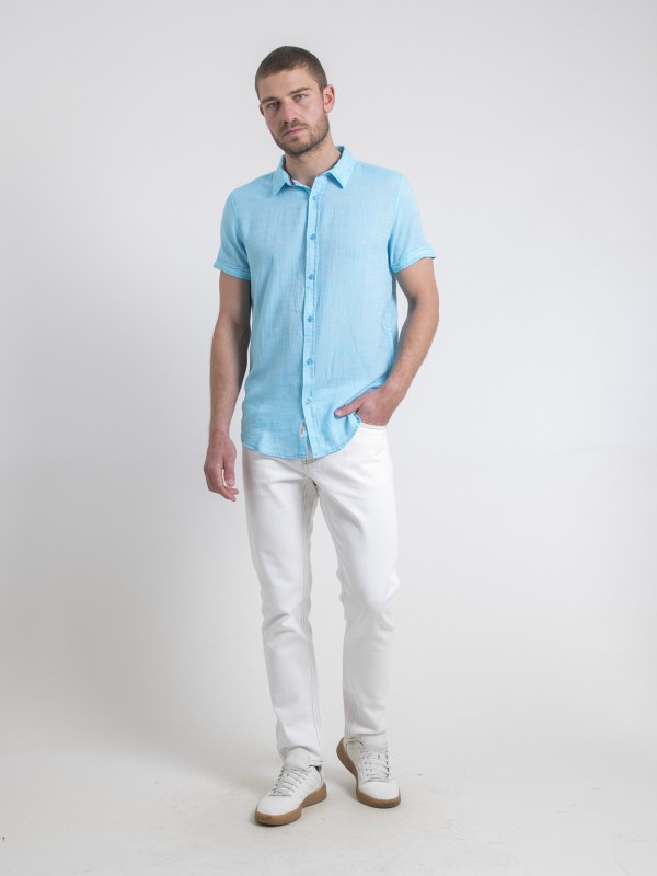 Chemise manches courtes...