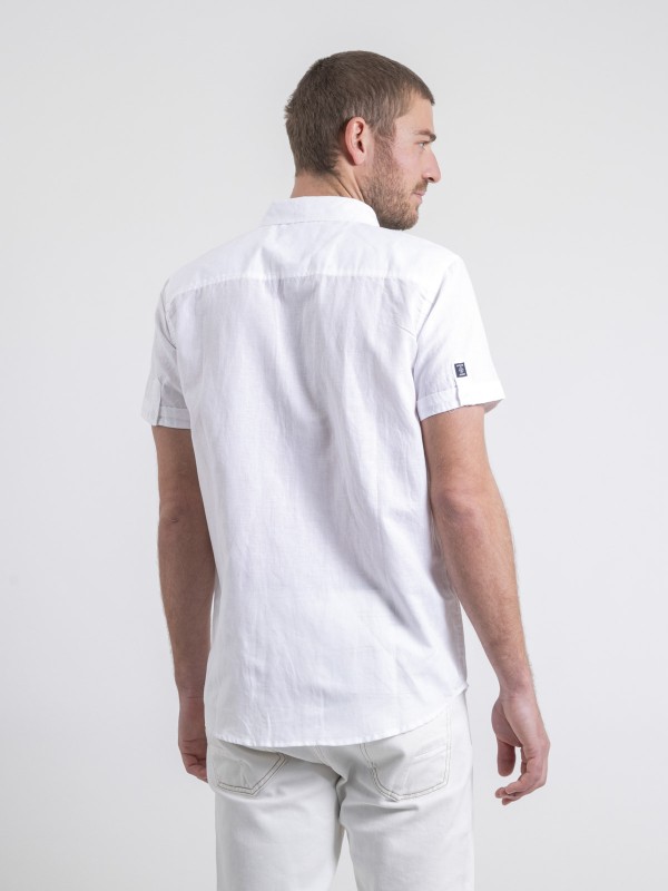 Chemise manches courtes...