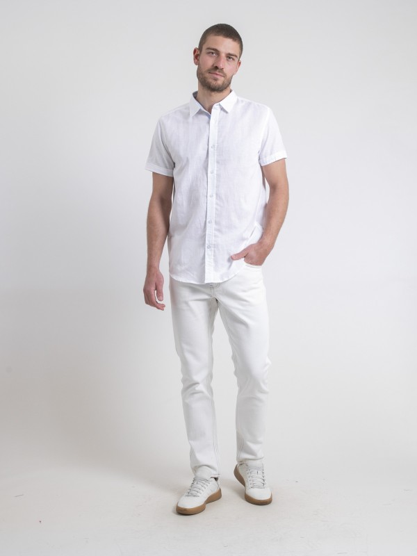 Chemise manches courtes...