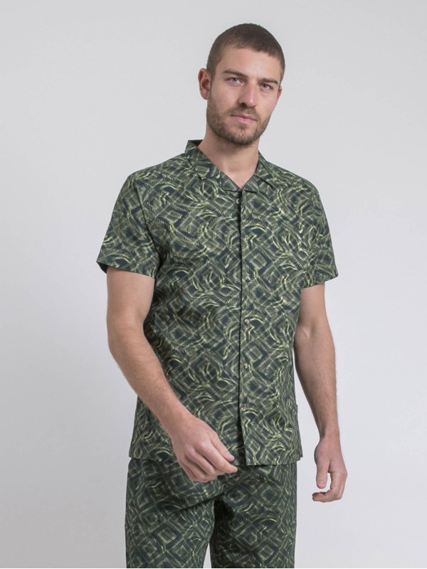 Chemise manches courtes...