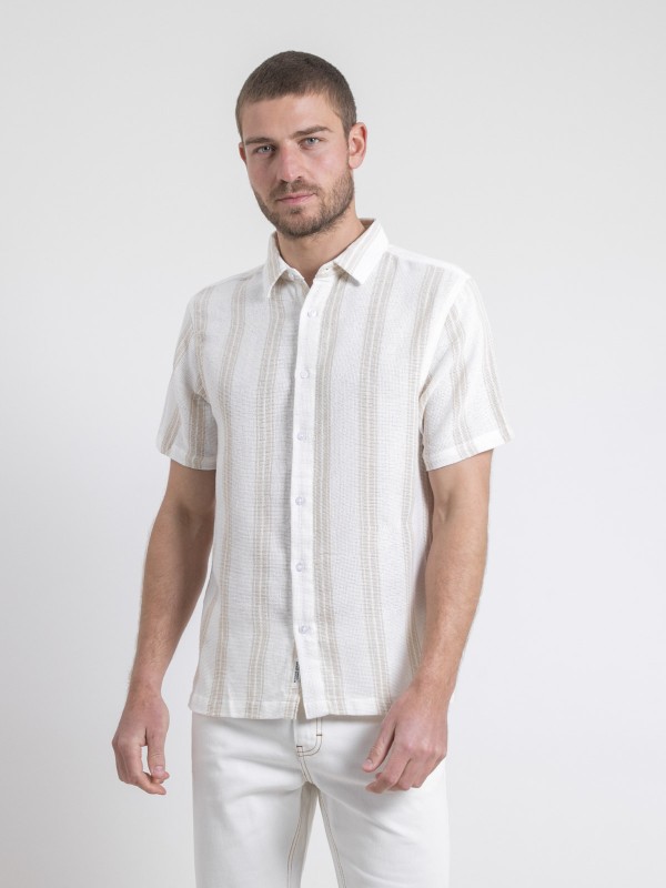 Chemise manches courtes...