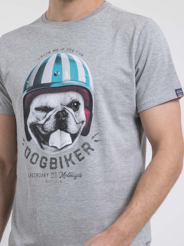 T-shirt col rond pur coton...