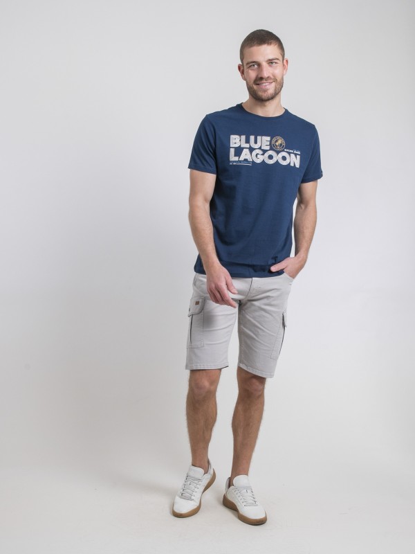 T-shirt col rond pur coton...