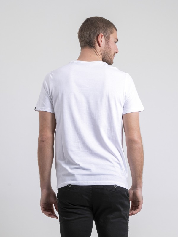 T-shirt col rond pur coton...