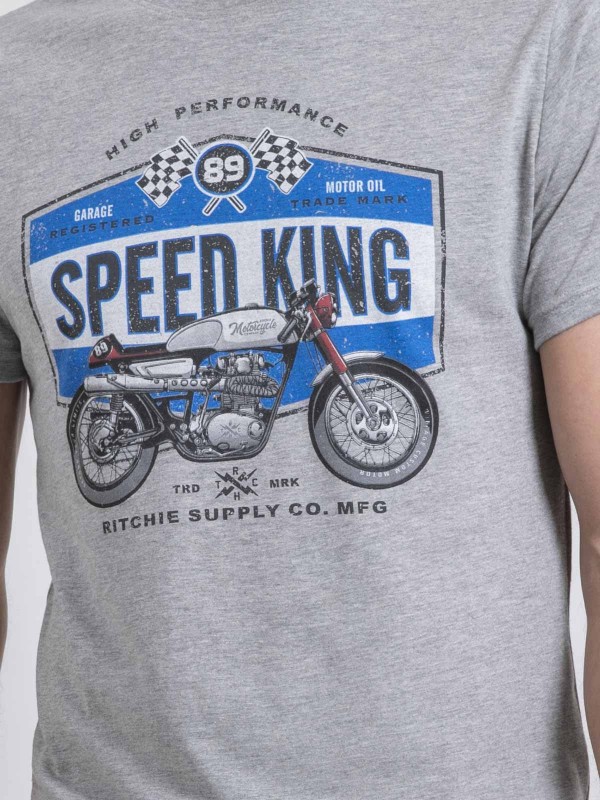 T-shirt col rond pur coton...