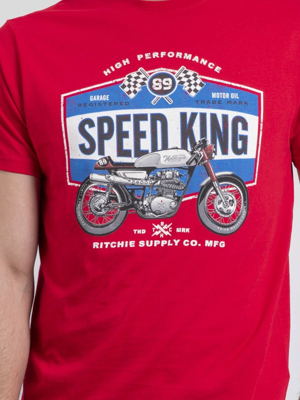 T-shirt col rond pur coton...