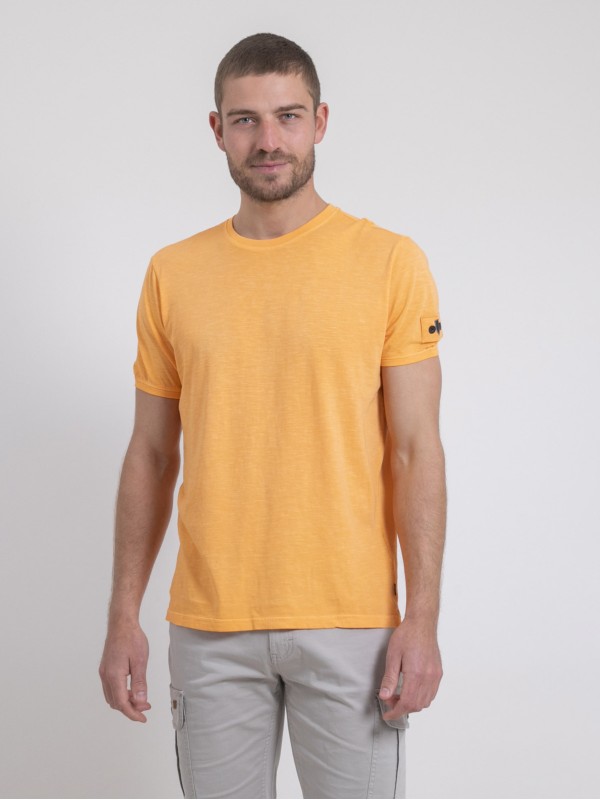 T-shirt col rond pur coton...