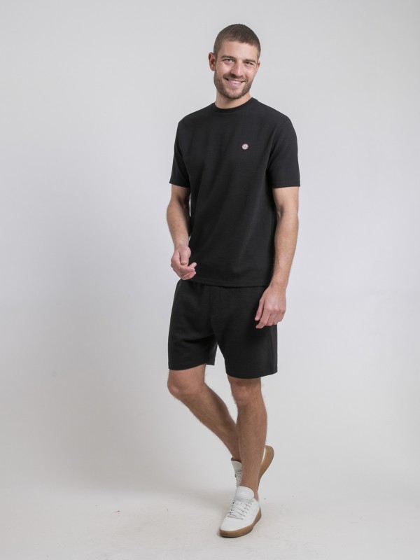 T-shirt col rond pur coton...