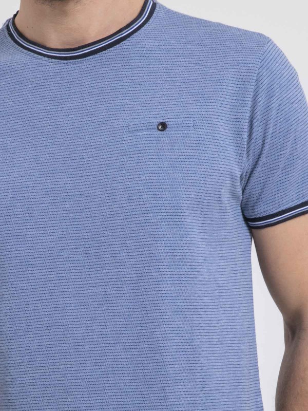 T-shirt col rond pur coton...