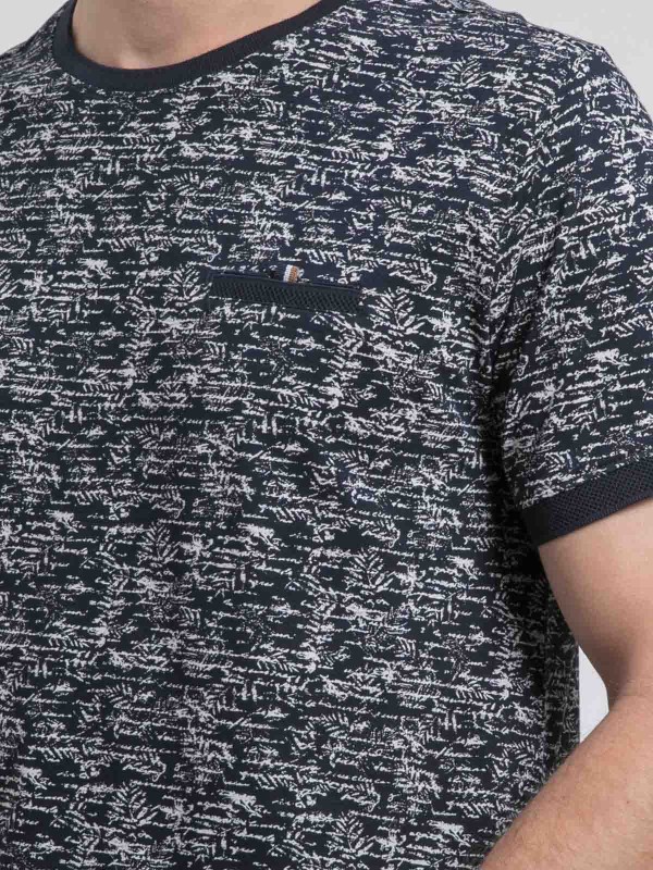 T-shirt col rond pur coton...