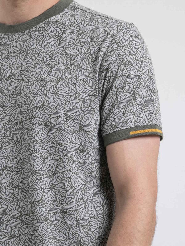 T-shirt col rond pur coton...