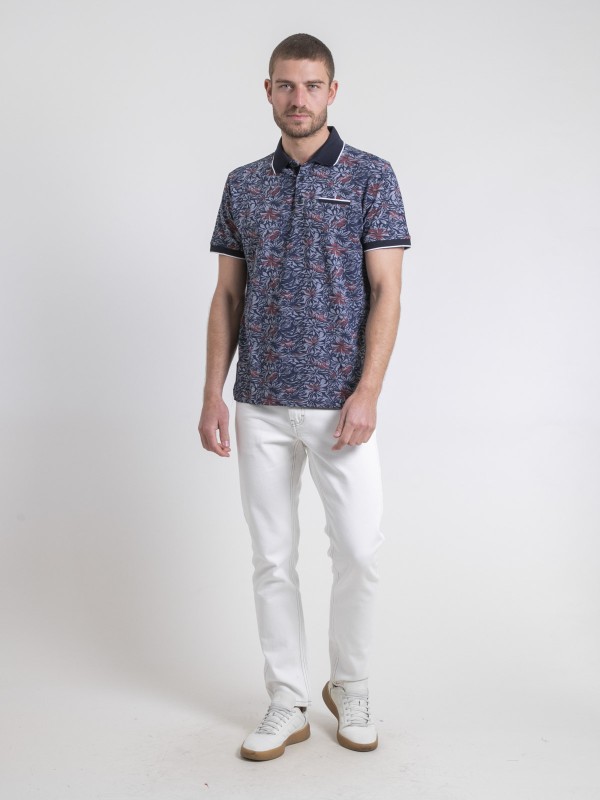 Polo manches courtes pur...