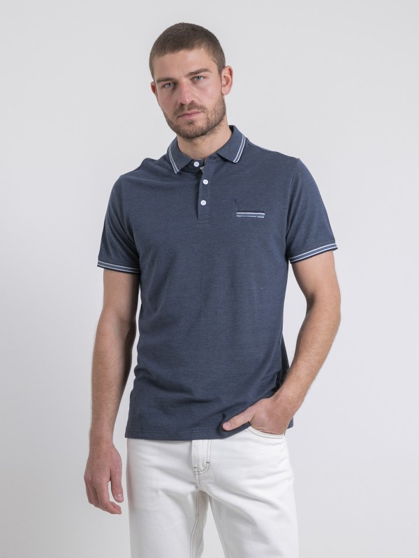 Polo manches courtes pur...