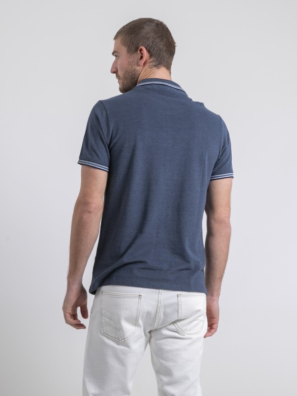 Polo manches courtes pur...