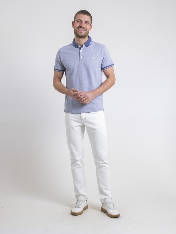 Polo manches courtes pur...