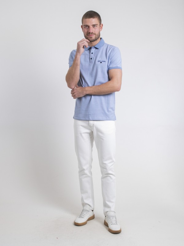 Polo manches courtes pur...