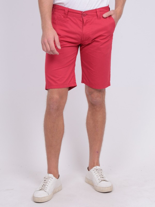 Bermuda chino BAGOO - Rouge