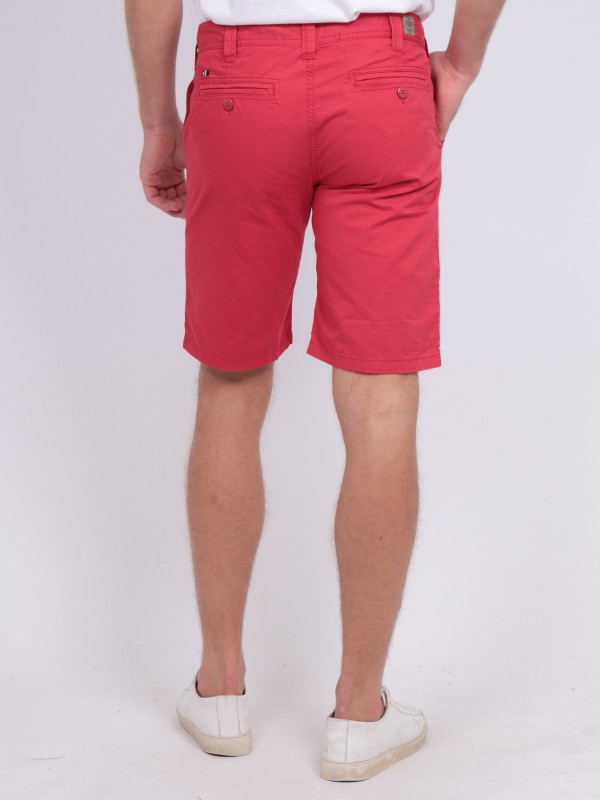 Bermuda chino BAGOO - Rouge