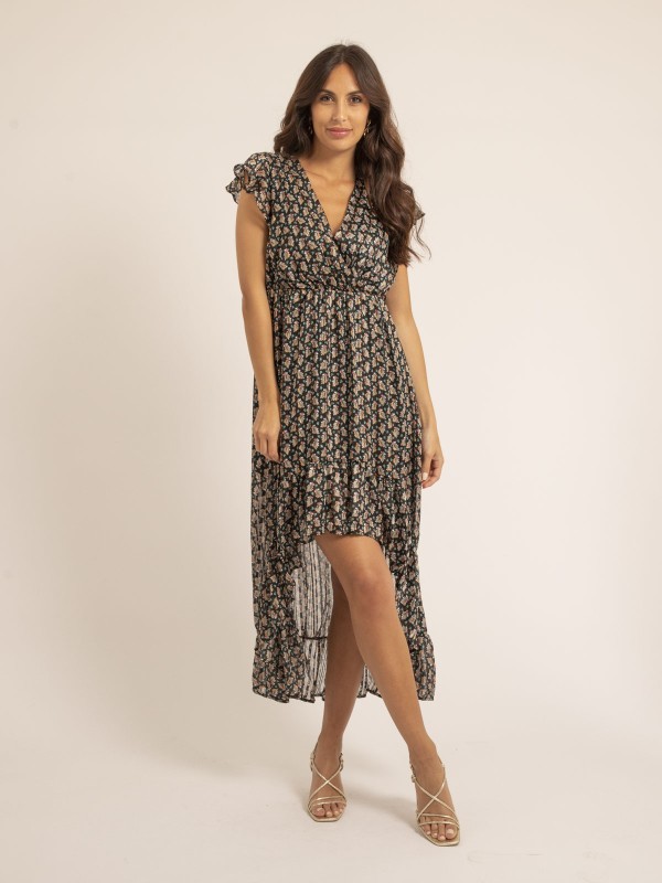 Robe longue motifs IGALIE