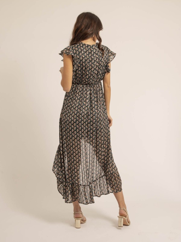 Robe longue motifs IGALIE