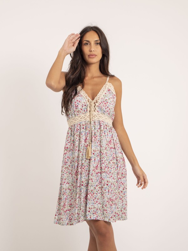 Robe courte motifs IBASS