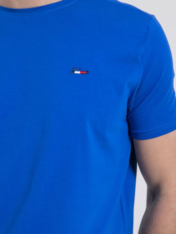 T-shirt col rond pur coton...