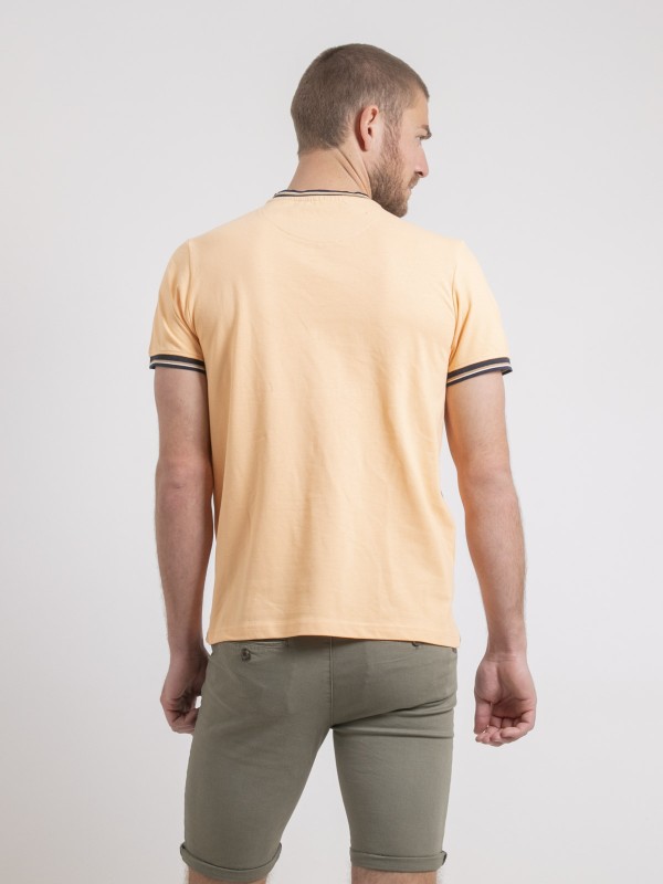 T-shirt col rond pur coton...