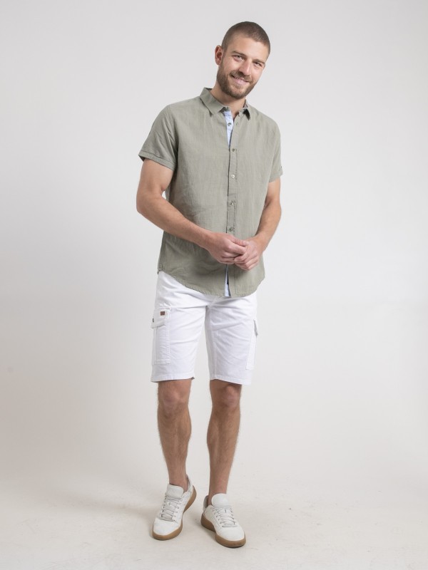 Chemise manches courtes...