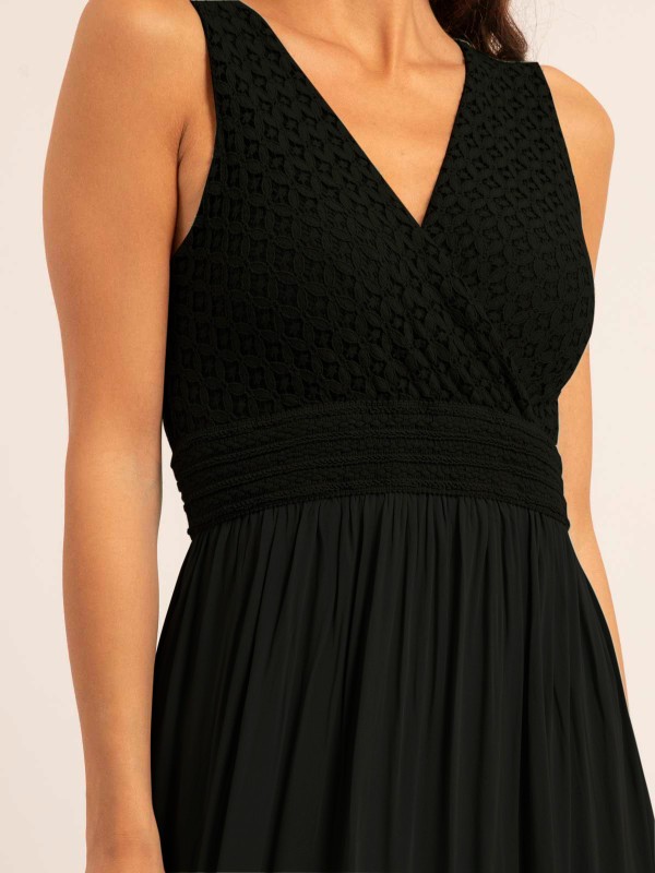 Robe longue en dentelle...