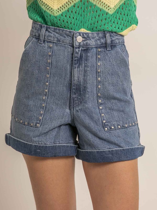Short denim clous XIMOLI
