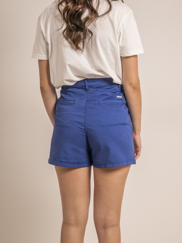 Short chino XIMENA - Bleu