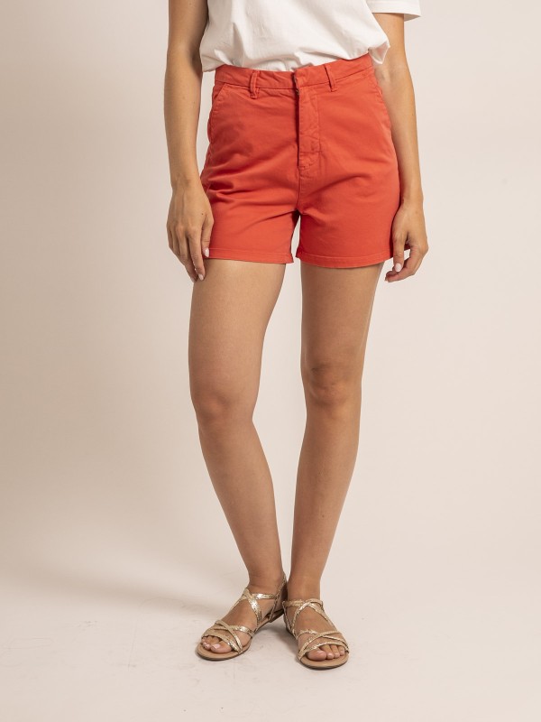 Short chino XIMENA - Corail