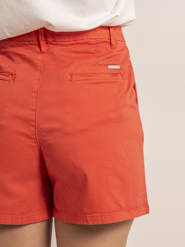 Short chino XIMENA - Corail