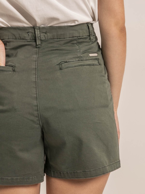 Short chino XIMENA - Kaki