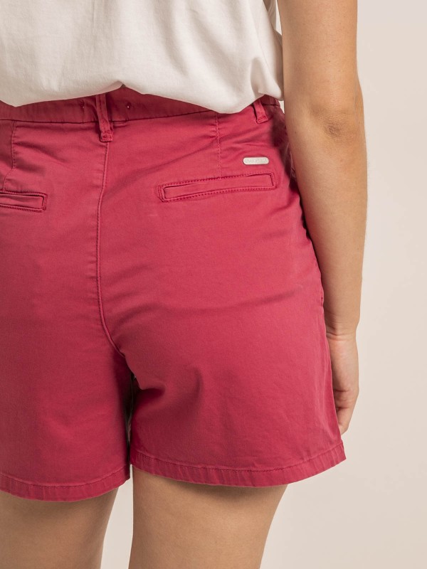 Short chino XIMENA - Rouge...