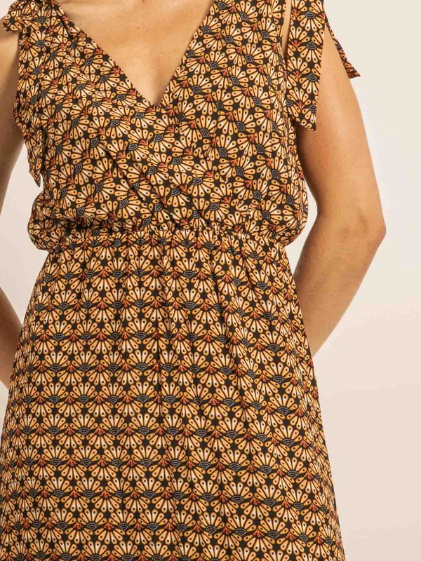 Robe longue ILIANA - Orange